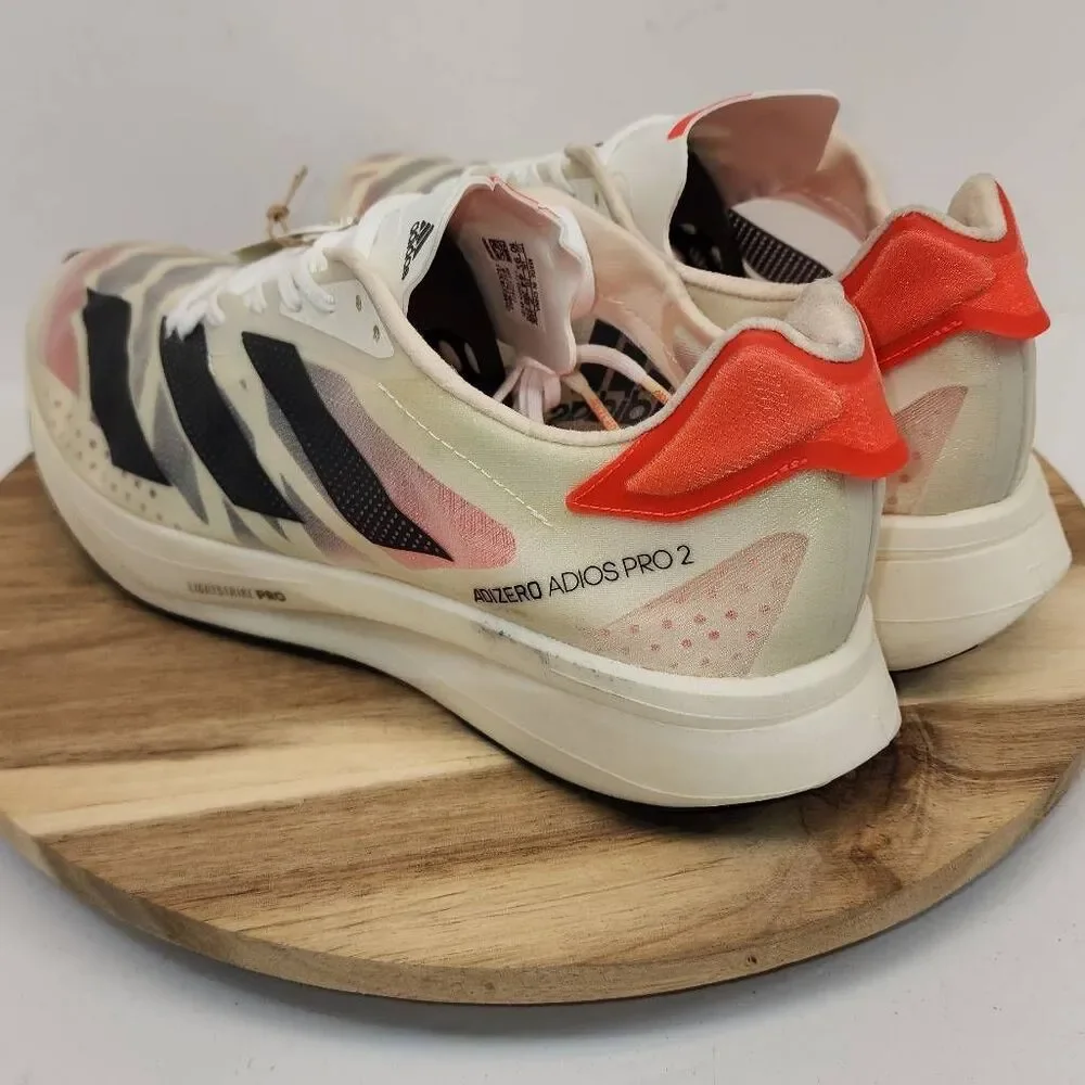 Adidas Adizero Adios Pro 2 Solar Red Men's Athletic Shoes FZ2477 Size 10